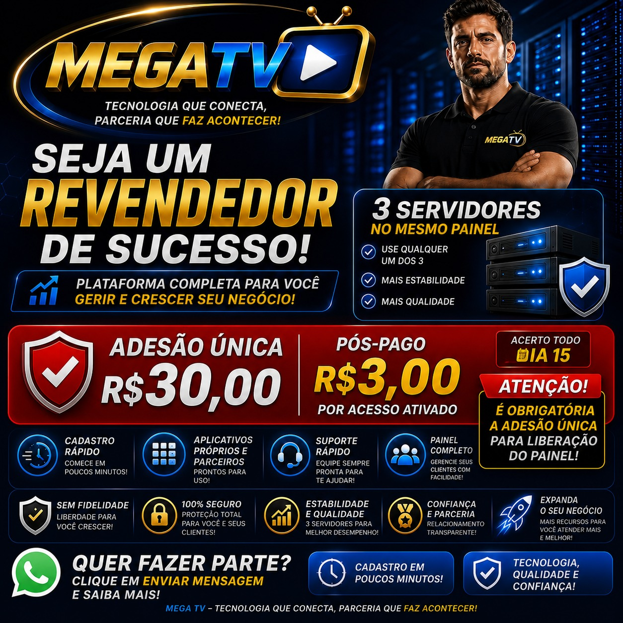 Anúncio para revendedores